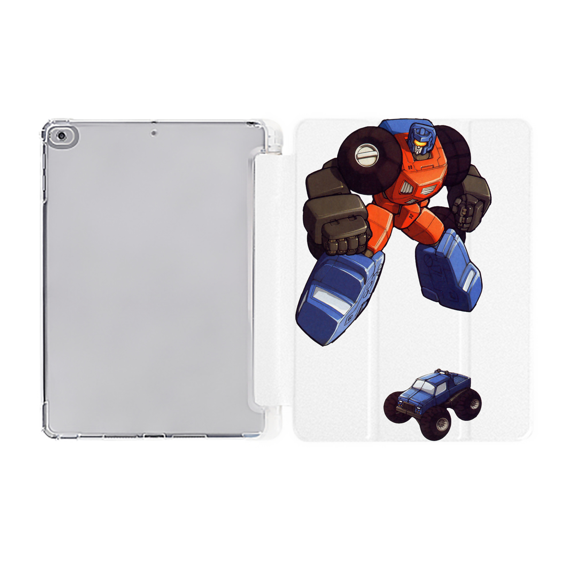 （画像用）  IPad ケース ペン収納付き 三つ折りスタンド PUレザー×シリコン 対応機種9.5/10.5/10.9インチ